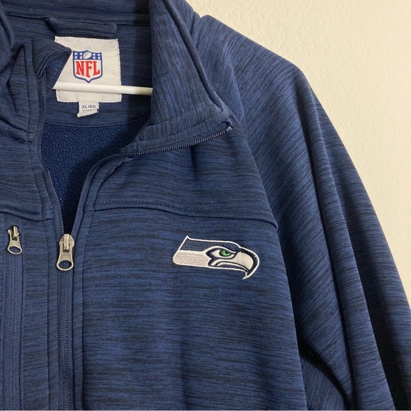 NFL Seahawks Jacket - Navy Blue - Size XL - Picture 4 of 11